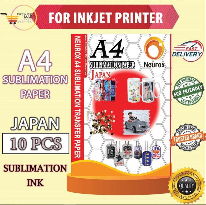 A4 JAPAN SUBLIMATION PAPER (10PCS/PKT) | Lazada