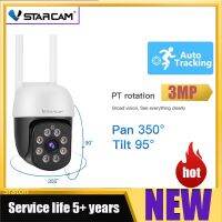 Vstarcam ระบบรักษาความปลอดภัยกล้อง Ip Wi-Fi Hd 3mp ไฟ Led กลางแจ้งใหม่กันน้ำกันฝุ่นสีเต็มรูปแบบการมองเห็นได้ในเวลากลางคืนสมาร์ทโฮม