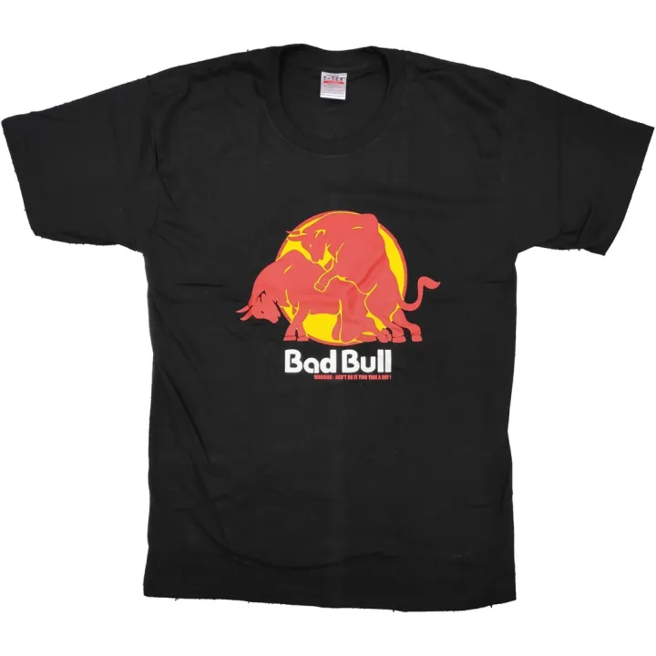 Hg ⭐ Badbull ⭐ เสื้อยืด คอกลม แขนสั้น แฟชั่น Unisex Badbull Redbull