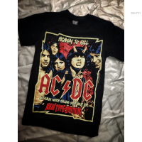 Summer NTS ACDC Highway 2023 Hell Print T-shirt fashion versatile t-shirt