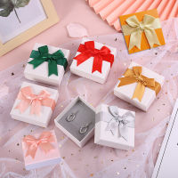 High-grade Necklace Box Storage Box Jewelry Packaging Box Bow Box Jewelry Box Necklace Box Jewelry Box Gift Box