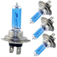 4Pcs Xenon Hid Super White Effect Look Headlight Lamp Light Bulb 12V Halogen Lamp Car HeadLight Replacement Bulb Bulbs  LEDs  HIDs