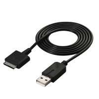 【Top-rated】 1M 3ft 2 IN 1 USB Data Charge Cable สำหรับ PSP GO USB Charger Cable Data Transfer Charging Cord Line สำหรับ PSPGO สีดำ