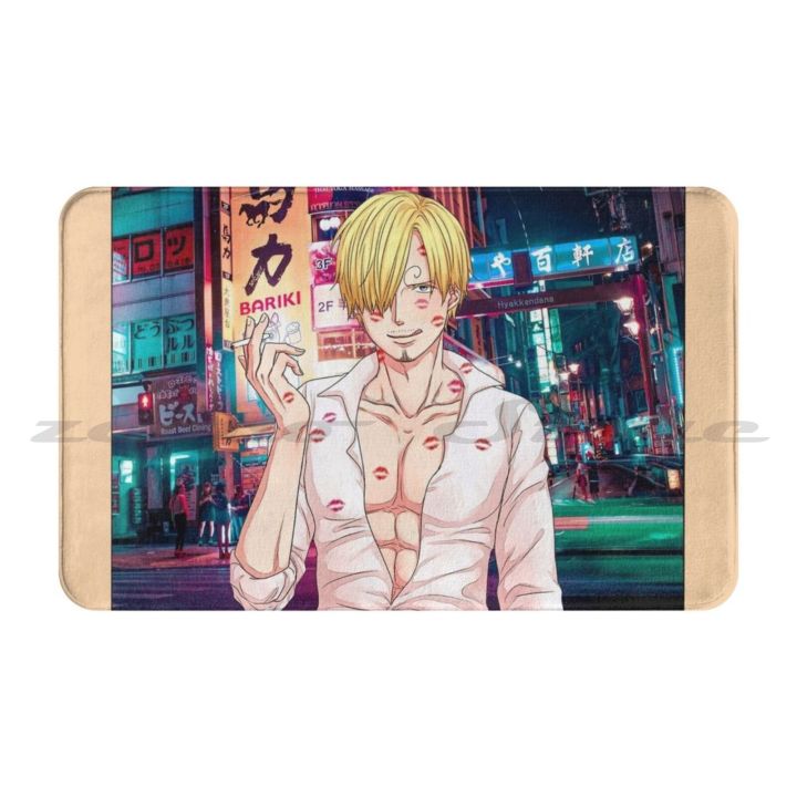 hot-zz-พรมนิ่มแฟชั่นบนถนน-vinsanji-พรมดูดน้ำกันลื่นขาดสีดำจากร้าน-vinji-kuroashi-mugiwara