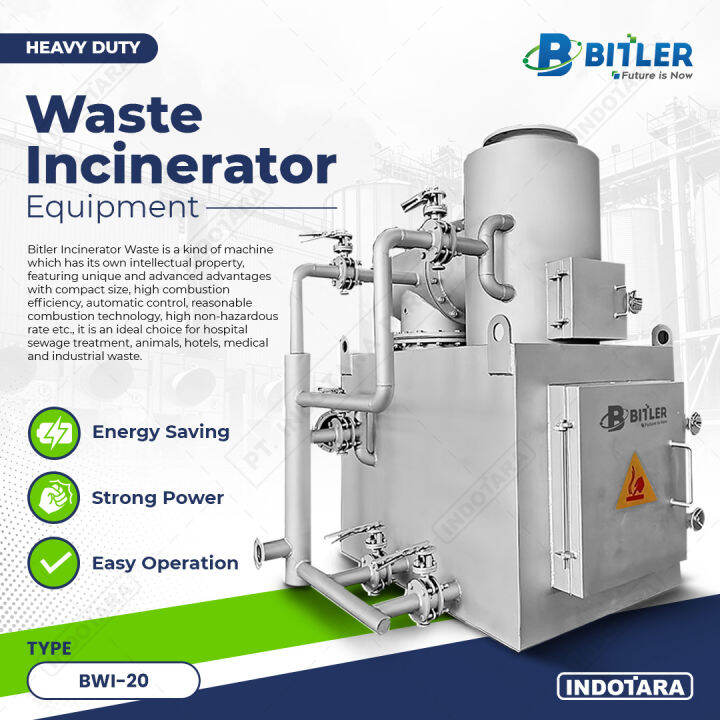 Mesin Pembakar Sampah Bitler - Bitler Waste Incinerator Equipment ...