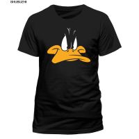 เสื้อยืดพิมพ์ลายแฟชั่น Summwe เสื้อยืดแขนสั้นลําลอง ผ้าฝ้าย พิมพ์ลาย Daffy Duck Daffy Face แฟชั่นสําหรับผู้ชาย  OZGI