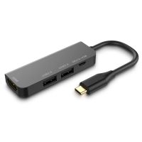 100%-ออริจินัล4ตัวแยกพอร์ตอะแดปเตอร์ USB C HUB Tpye-C เป็น USB 3.0 2.0 HDMI Thunderbolt สำหรับ MacBook Pro