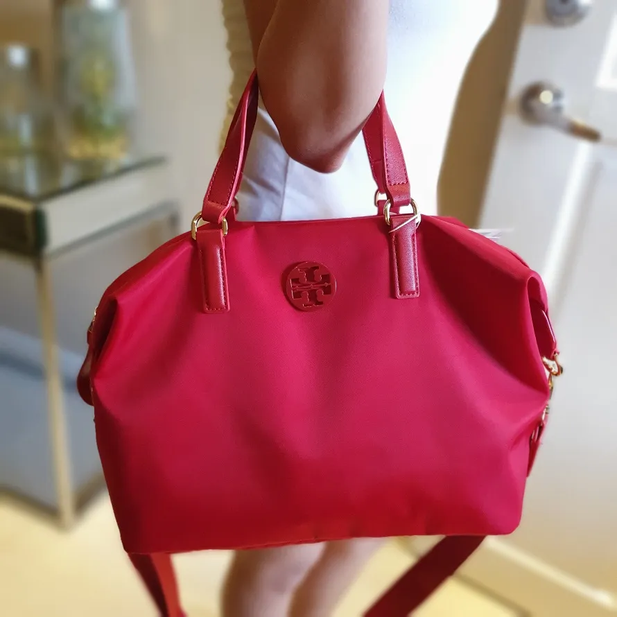 Authentic Brand .Y. .. Tilda Nylon Slouchy Crossbody Bag - Red  | Lazada PH