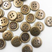 50/100pcs Bronze Plastic Buttons 12mm Sewing Craft 4 Holes PT287 Haberdashery