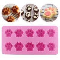 【hot】 New 10 Print Silicone Chocolate Cookie Mould Jelly Dog Baking ！