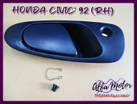 HONDA CIVIC year 1992 OUTER DOOR HANDLE OUTSIDE FRONT R/H (RIGHT) "BLACK" #มือจับนอก ด้านหน้าขวา สีดำ ฮอนด้า ซีวิค