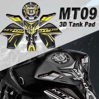 For Yamaha MT09 MT 09 Emblem Logo 3M Motorcycle Fuel Tank Pad Sticker 3D Gas Cover Protector Decal Accessories Waterproof