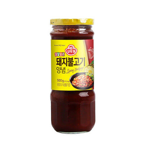 Ottogi Korean BBQ Samgyupsal Sauce / Marinade Spicy Bulgogi 240G