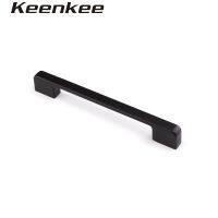 【LZ】✌  Keenkee furniture fittings  zinc alloy Matte Black color CC 160 mm Cabinet Knobs Drawer and door Handles for furniture