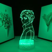 Re Zero Starting Life In Another World Subaru Natsuki LED Night Light For Room Decor Nightlight Manga 3D Lamp Anime Gift Light