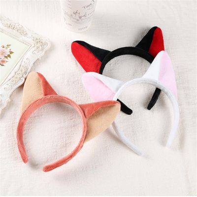 【YF】 New Fox Fawn Ears Lovely Cartoon Animal Cloth Headband Cute Girls Boys Festival Fantastic Hair Accessories for Women Band