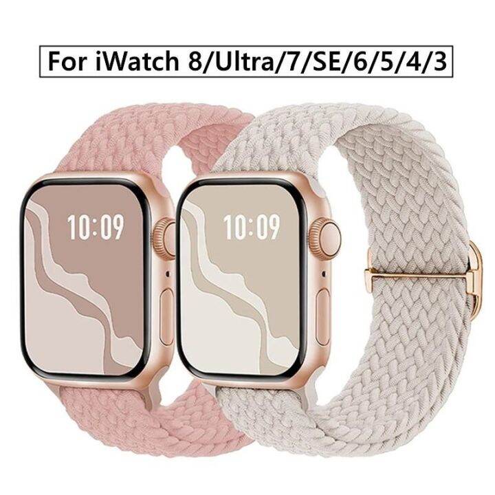 สำหรับ-apple-watch-band-44mm-40mm-45mm-41mm-42mm-38mm-45mm-ยืดหยุ่นถัก-solo-loop-สร้อยข้อมือ-iwatch-series-7-se-3-6-8-ultra