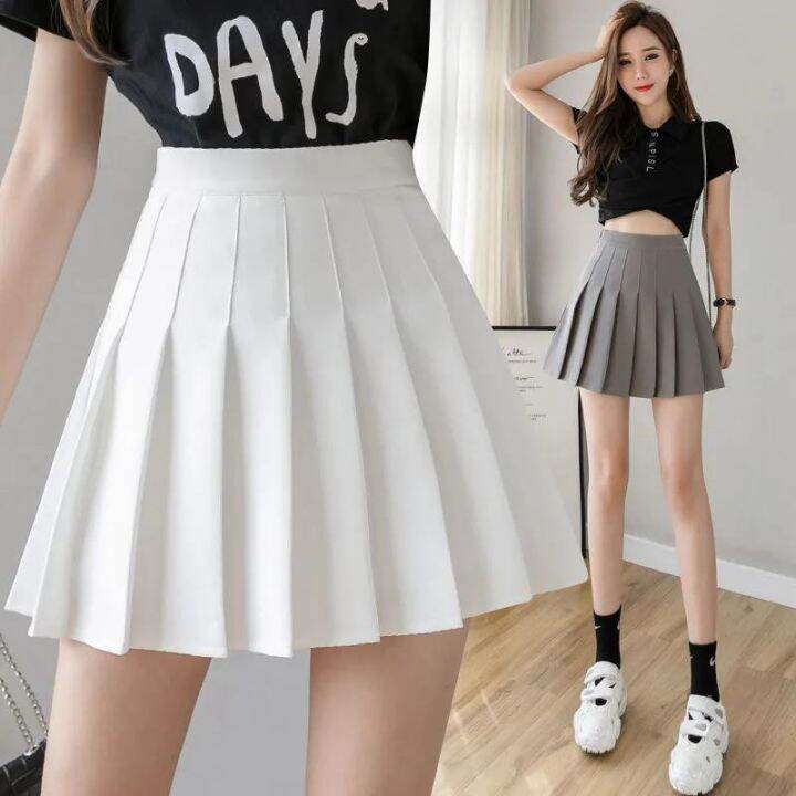 Korean Jk Skirt Fashion A Line Sexy Pleated Mini Tennis Skirts Xs 3xl Lazada Ph 7332