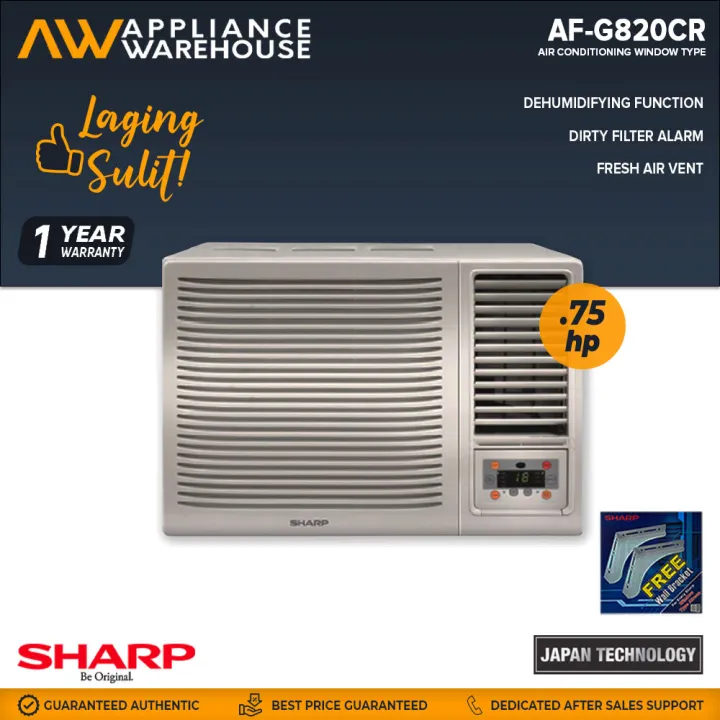 Sharp AFG820CR 0.75 HP Aircon Manual Control Window Type Air