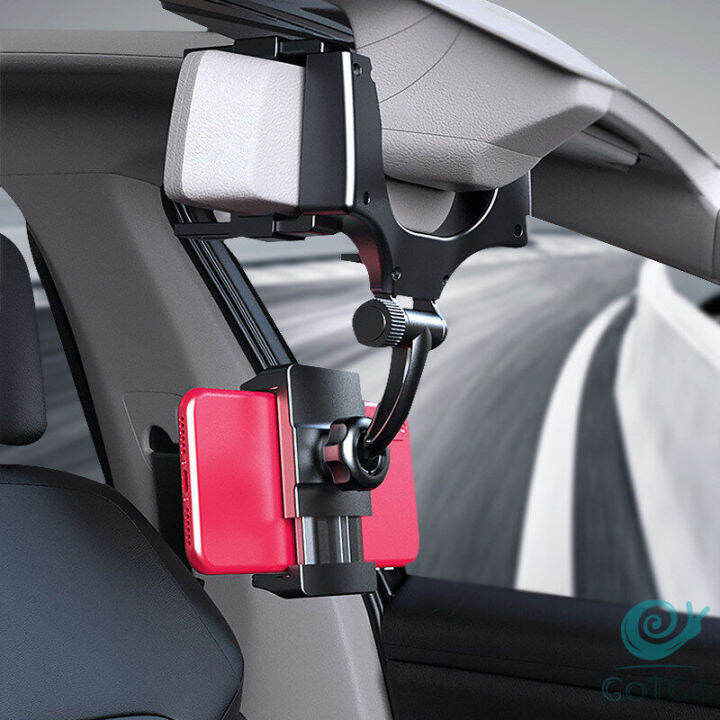 gotgo-ที่วางโทรศัพท์มือถือติดกระจกมองหลังรถยนต์-360-car-phone-holders