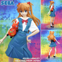 Model โมเดล งานแท้ 100% Sega จากการ์ตูนเรื่อง Neon Genesis Evangelion อีวานเกเลียน มหาสงครามวันพิพากษา Rody with Soryu Asuka Langley โซริว อาสึกะ แลงเลย์ ชุดนักเรียน Ver Original from Japan Figure ฟิกเกอร์ Anime อนิเมะ การ์ตูน มังงะ คอลเลกชัน manga