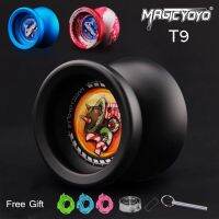 MAGICYOYO T9สามเณรมืออาชีพโยโย่ตอบสนองอะลูมินัมอัลลอยแฟนซีของขวัญสำหรับเด็กอุปกรณ์เสริมฟรี