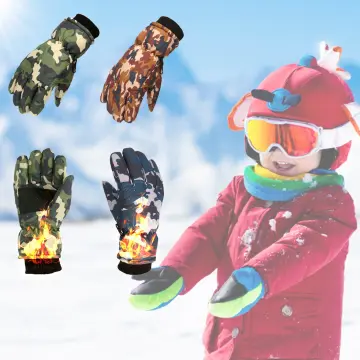 Kids best sale snowboarding gloves