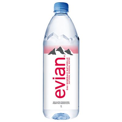 🔖New Arrival🔖 เอเวียง น้ำเเร่ ในขวดพลาสติก จากฝรั่งเศษ 1 ลิตร - Evian Water Bottle imported from France 1  Liter 🔖