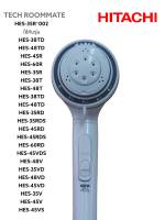 HITACHI อะไหล่แท้ศูนย์ หัวฝักบัวเครื่องทำน้ำอุ่นฮิตาชิ/HES-35R*002/รุ่นที่ใช้ได้ HES-45R HES-35RS HES-45RS HES-35Q HES-45Q HES-35R