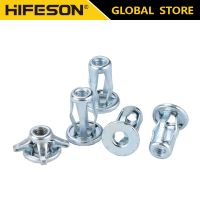 HIFESON 10pcs M4 M5 M6 M8 Aluminum Nuts Expansion Clamp Petal Rivet Lock Nut Bolt Hollow Wall Iron Aluminum Rivets Riveter Fixed