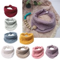 【YD】 Baby Infant Layer Cotton Bib Newborn Color Scarf Feeding Saliva Bandana Burp Baby Stuff