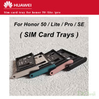 ถาดซิมการ์ดสำหรับ Huawei Honor 50 Lite Honor Pro ที่ใส่ซิมการ์ด Micro SD Adapter Replacement