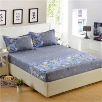 【hot】！ LAGMTA 1pc 100 Polyester Priting  Fitted Sheet Mattress Cover Four Corners With Elastic Band Bed