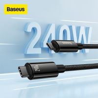 ☜☒☫ Baseus สายชาร์จเร็ว Type-C เป็น 240W PD3.1 480Mbps สําหรับแท็บเล็ต เกมคอนโซล และโทรศัพท์ ios samsung