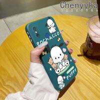 Chenyyka เคสสำหรับ Xiaomi MI 8 Pro ลายลูกสุนัข Pochacco,เคสบางดีไซน์ใหม่เคสโทรศัพท์ป้องกันขอบสี่เหลี่ยมนุ่มเคสปลอกซิลิโคนกันกระแทก