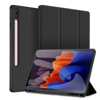 Case for Samsung Galaxy Tab S6 10.5 SM-T860 T865 Smart Cover For Smaung Galaxy Tab S7 S8 S9 11 Plus FE 12.4 Pencil Holder Funda