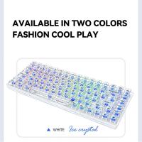 Delicate And Smooth Mechanical Axis Keyboard Clear Characters Abs Color Keyboard Mechanical Touch Keyboard Gaming Keyboard Cool Basic Keyboards