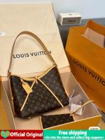 กระเป๋าสะพายสำหรับผู้หญิงกระเป๋าถือ LV คุณภาพเยี่ยมลดราคาแบบดั้งเดิมกระเป๋าทรงสี่เหลี่ยมมีหูหิ้วสะพายไหล่หนัง Pu แท้แบบ MODE Korea พิมพ์ลายตัวอักษร,กระเป๋ากระเป๋าสะพายไหล่กระเป๋าสตางค์ Dompet Koin กระเป๋าหูจับกระเป๋ากระเป๋าช้อปปิ้งกระเป๋าทำงาน2อิน1