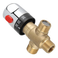 Thermostatic Mixing Valve DN15 Bidet Faucet Mixing Valve Solid ss Thermostat Bidet Faucet Valve for BathroomKitchen