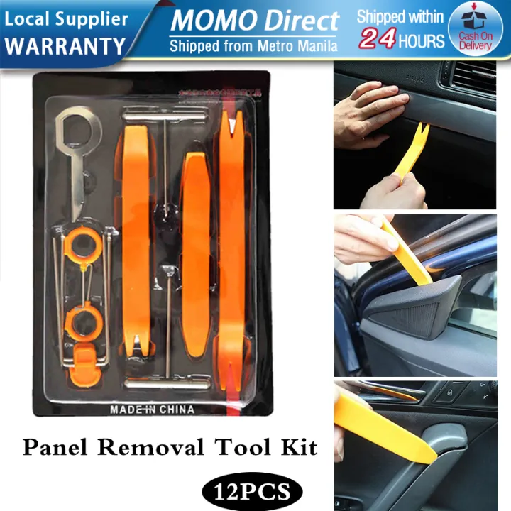 12Pcs/set Auto Door Clip Panel Trim Removal Tool Kit Trim Car Dash