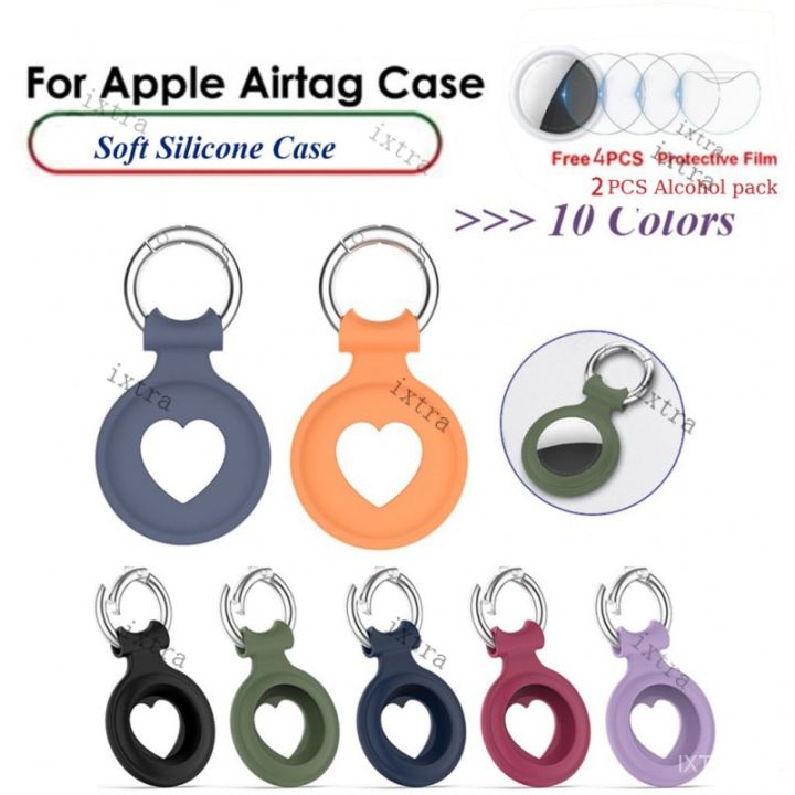 4 Pack AirTag Holder Compatible with Apple Air Tags 2021,Waterproof Case  for Air Tag Protection,AirTags Keychain Accessories with Silicone Case for  Airtags with Keychain 