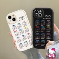 เคสโทรศัพท์มือถือ ลายปฏิทิน สําหรับ Vivo Y21S Y22 Y35 Y16 V23 V23E Y17 Y20 Y51A Y15 Y20I Y30I Y93 Y11Y15A Y21 Y21T Y15S Y33S Y95 Y53S Y91I Y30 Y12I Y91C Y20S Y91 Y31 Y50 Y12S 2023