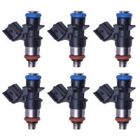 6 Pcs Fuel Injectors 0280158233 5184085AC FJ1147 Injector Nozzle for Ram 3.6L