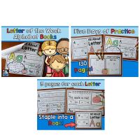 26 Letter Phonic Practice kindergarten workbook learning English early education for kid baby