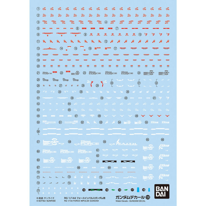 bandai-gundam-decal-gd130-real-grade-rg-1-144-force-impulse-gundam-กันดั้ม-ดีคอล-vca-gundam