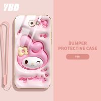 YBD เคสโทรศัพท์3มิติเอฟเฟคต์ภาพเคลื่อนไหวใหม่สำหรับ Samsung j7 Prime j5 Prime เคส J5ชั้นหนึ่งเคสกล้องแม่นยำสำหรับเด็กผู้หญิงลูกกวาด j4 Plus j6 Plus อนิเมะยอดนิยมบวกกับ J6เคสโทรศัพท์เคสกันกระแทกพิมพ์ลายน่ารักพร้อมฟรีสายคล้อง