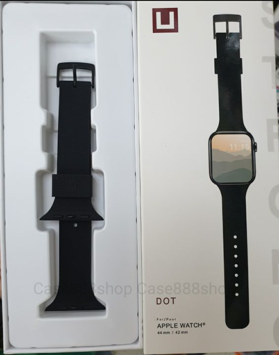 uag-dot-silicone-straps-apple-watch-38-40-42-44-mm-series-6-se-5-4-3-2-1-สายซิลิโคนอย่างดี
