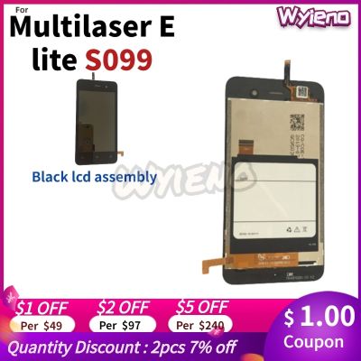 Wyieno For Multilaser E lite S099 LCD Display Screen Module Touch Screen Digitizer Sensor Glass Panel Full Assembly Frame