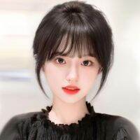 French-style bangs without trace new fluffy air fake bangs modified French-style bangs forehead simulation hair extensions