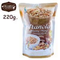 Diamond Grains , ไดมอนส์เกรนส์  220 กรัม กราโนล่า รส Hearty nutty